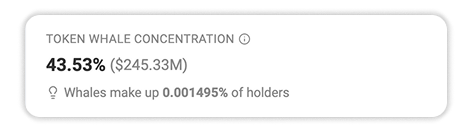 Token Whale Concentration